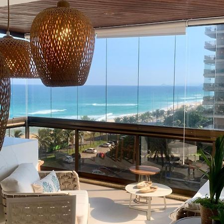 Lindo Apto No Melhor Lugar Da Barra Da Tijuca! Com Uma Vista De Tirar O Folego, Frente Para O Mar! Totalmente Equipado E Decorado Ao Lado Dos Melhores Hoteis E Quiosques Da Barra! Portaria 24H, Piscina, Sauna, Jacuzzi, Academia, Garagem, Wi-Fi, Lavan Rio de Janeiro Dış mekan fotoğraf